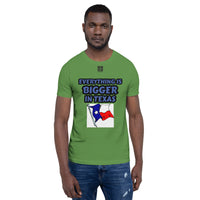 Short-Sleeve Unisex T-Shirt "10102-0051 Everything Is Bigger In Texas (Black Logo)" - JCBTGlobal