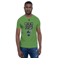 Short-Sleeve Unisex T-Shirt "10102-0141 Reach For The Stars (Black Logo)"