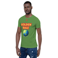 Short-Sleeve Unisex T-Shirt "10102-0021 Golden Rule (Red Logo)" - JCBTGlobal