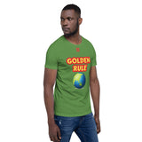 Short-Sleeve Unisex T-Shirt "10102-0021 Golden Rule (Red Logo)" - JCBTGlobal