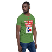 Short-Sleeve Unisex T-Shirt "10102-0051 Everything Is Bigger In Texas (Red Logo)" - JCBTGlobal