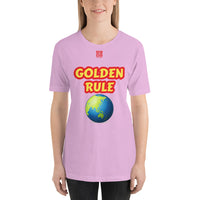 Short-Sleeve Unisex T-Shirt "20102-0021 Golden Rule (Red Logo)"