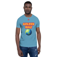 Short-Sleeve Unisex T-Shirt "10102-0021 Golden Rule (Red Logo)" - JCBTGlobal