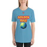 Short-Sleeve Unisex T-Shirt "20102-0021 Golden Rule (Red Logo)"