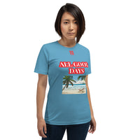 Short-Sleeve Unisex T-Shirt "20102-0031 All Good Days (Red Logo)"