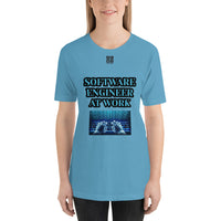 Short-sleeve unisex t-shirt "20102-0081 Software Engineer At Work (Black Logo)"