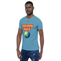 Short-Sleeve Unisex T-Shirt "10102-0021 Golden Rule (Red Logo)" - JCBTGlobal