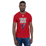 Short-Sleeve Unisex T-Shirt "10102-0141 Reach For The Stars (White Logo)"