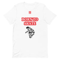 Short-Sleeve Unisex T-Shirt "10101-0071 Born To Skate (Red Logo)" - JCBTGlobal