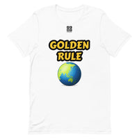 Short-Sleeve Unisex T-Shirt "10102-0021 Golden Rule (Black Logo)" - JCBTGlobal