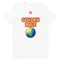 Short-Sleeve Unisex T-Shirt "10102-0021 Golden Rule (Red Logo)" - JCBTGlobal