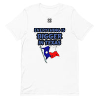 Short-Sleeve Unisex T-Shirt "10102-0051 Everything Is Bigger In Texas (Black Logo)" - JCBTGlobal