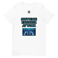 Short-Sleeve Unisex T-Shirt "10102-0081 Software Engineer At Work (Black Logo)"