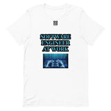 Short-Sleeve Unisex T-Shirt "10102-0081 Software Engineer At Work (Black Logo)"