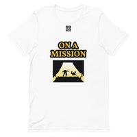 Short-Sleeve Unisex T-Shirt "10102-0121 On A Mission (Black Logo)"