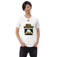 Short-Sleeve Unisex T-Shirt "10102-0121 On A Mission (Black Logo)"