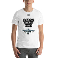 Short-Sleeve Unisex T-Shirt "10102-0131 Reach For The Skies (Black Logo)"