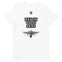 Short-Sleeve Unisex T-Shirt "10102-0131 Reach For The Skies (Black Logo)"