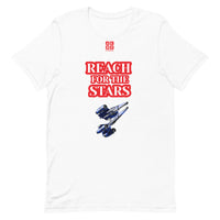 Short-Sleeve Unisex T-Shirt "10102-0141 Reach For The Stars (Red Logo)"