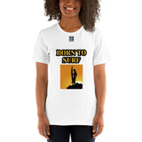 Short-Sleeve Unisex T-Shirt "20101-0041 Born To Surf (Black Logo)"