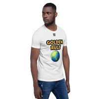 Short-Sleeve Unisex T-Shirt "10102-0021 Golden Rule (Black Logo)" - JCBTGlobal