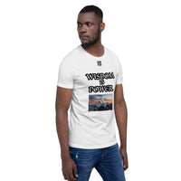 Short-Sleeve Unisex T-Shirt "10102-0111 Wisdom Is Power (Black Logo)"